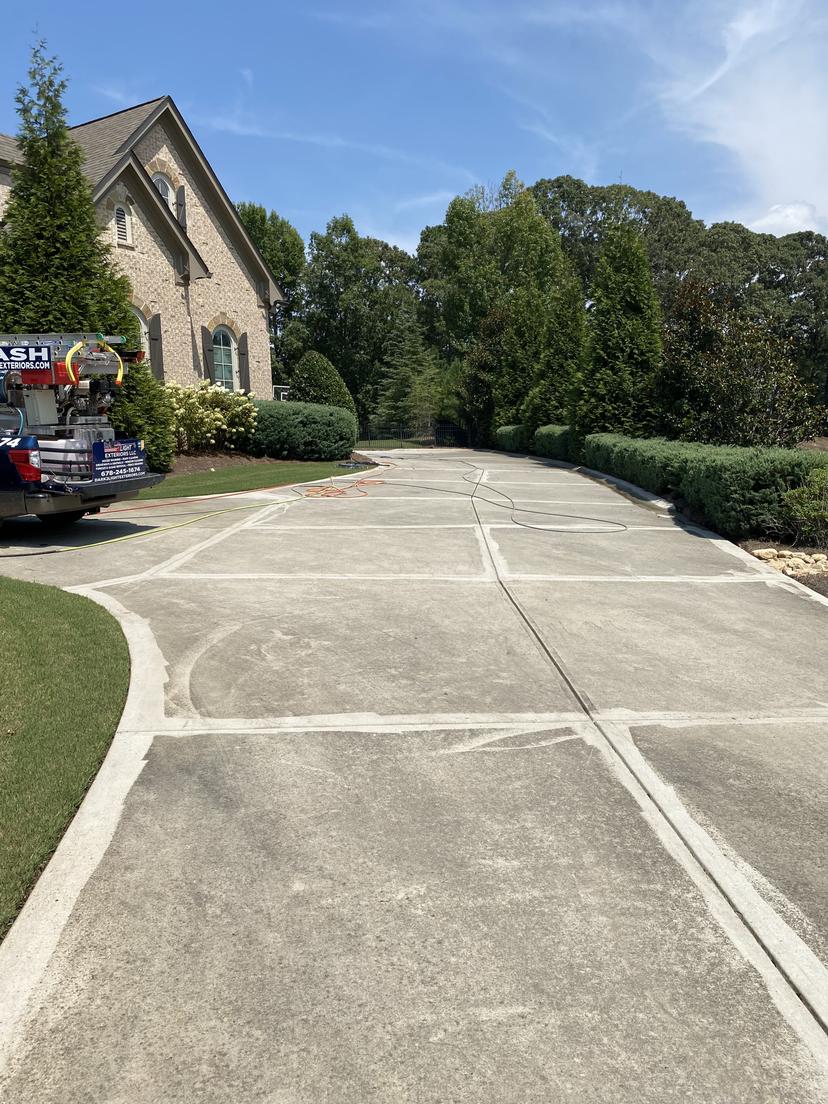 Driveway Cleaning - Before