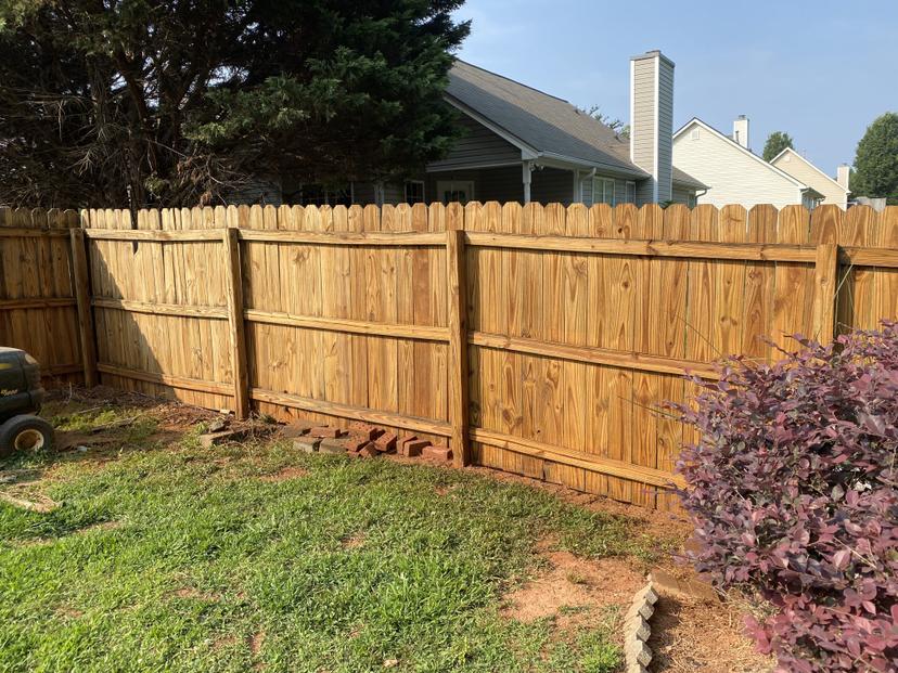 Fence Restoration - After