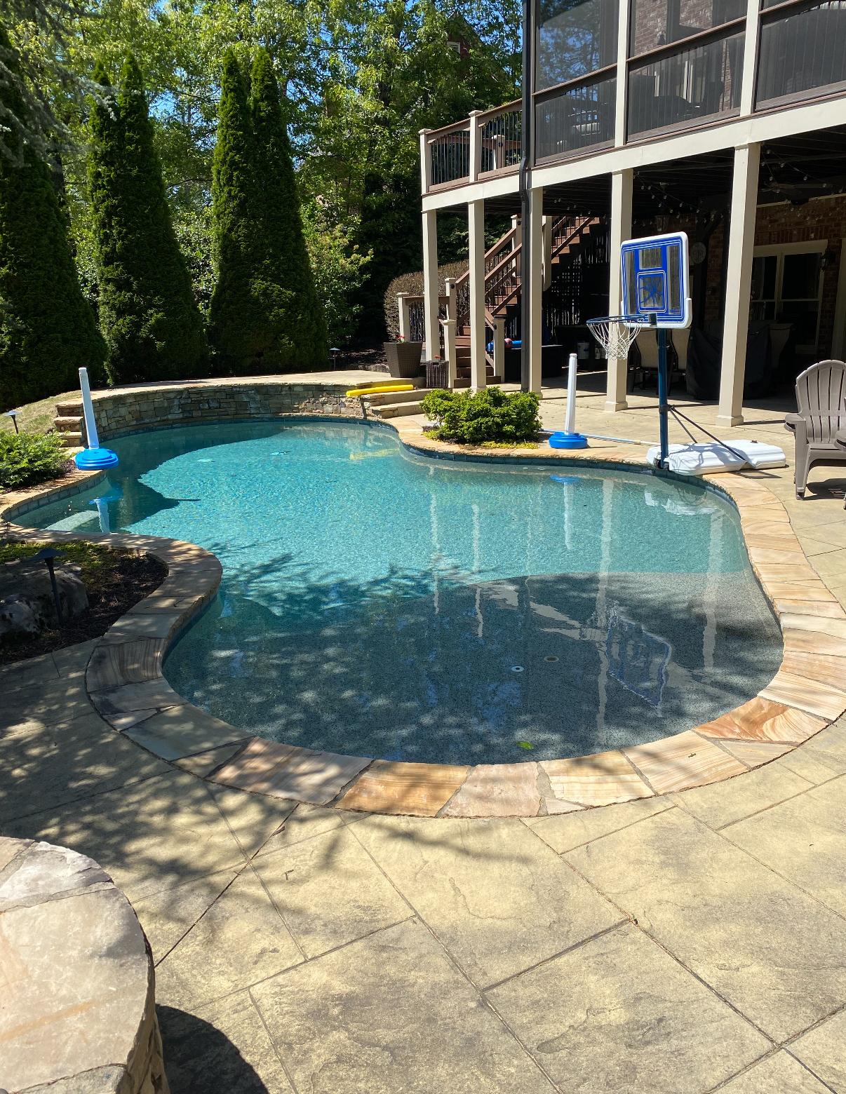 Pool Deck Cleaning